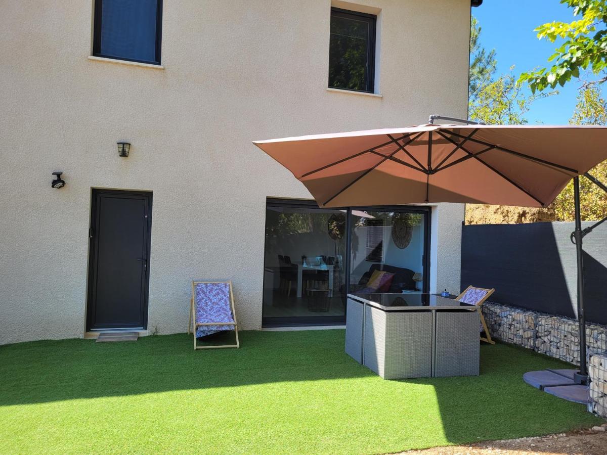 Appartement Tout Equipe En Rez-De-Jardin Entre Gard Et Ardeche Saint-Julien-de-Peyrolas Bagian luar foto